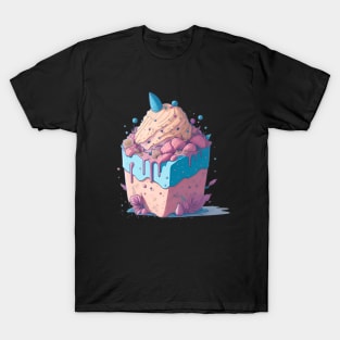 ice cream graffiti illustration T-Shirt